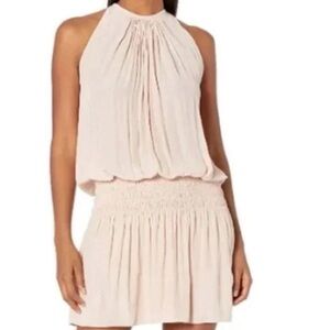 *New Ramy Brook Paris halter top |smocked waist Dress Sz Small